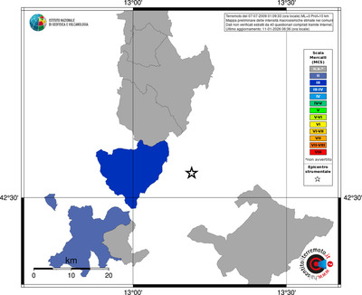 Mappa MCS - territori comuni