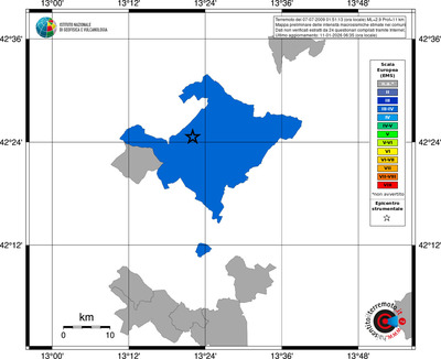 Mappa EMS - territori comuni