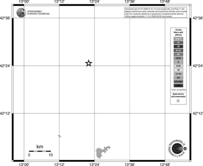 Mappa MCS - territori località