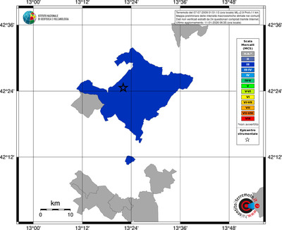 Mappa MCS - territori comuni