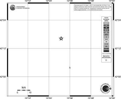 Mappa EMS - territori località