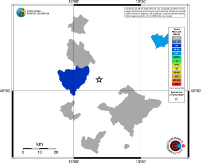 Mappa MCS - territori comuni