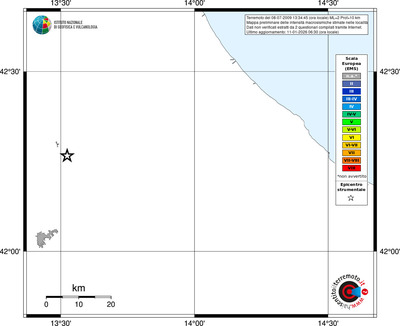 Mappa EMS - territori località