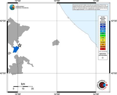Mappa MCS - territori comuni
