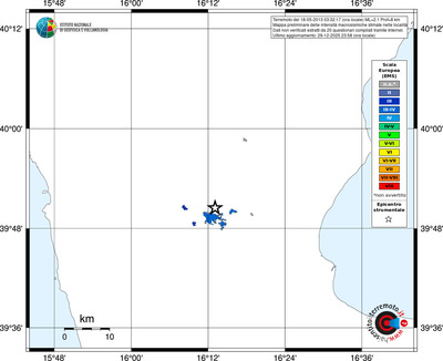 Mappa EMS - territori località