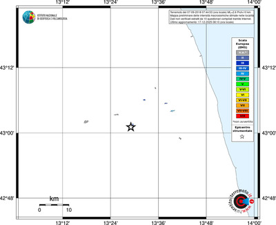 Mappa EMS - territori località