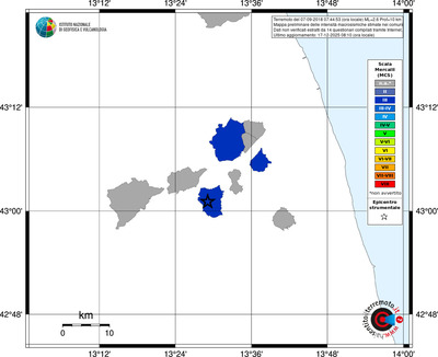 Mappa MCS - territori comuni