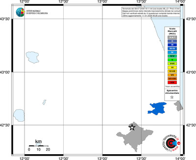 Mappa MCS - territori comuni
