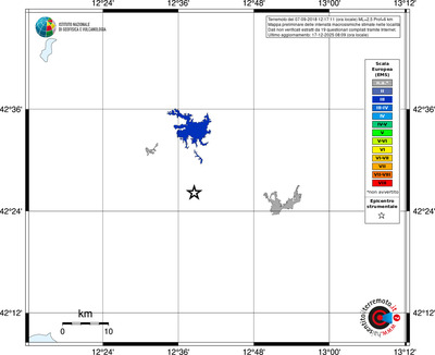 Mappa EMS - territori località