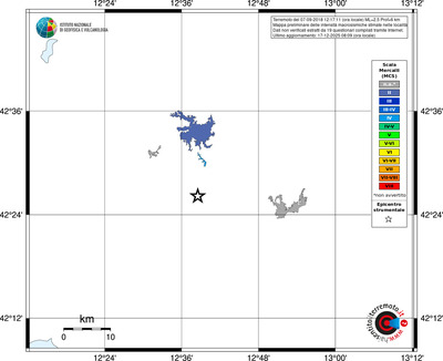 Mappa MCS - territori località