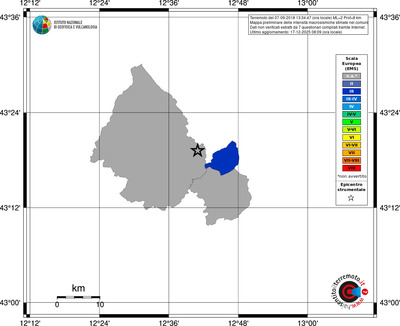 Mappa EMS - territori comuni