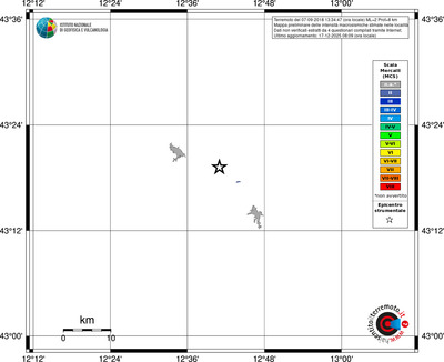 Mappa MCS - territori località