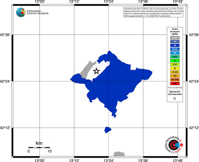 Mappa EMS - territori comuni