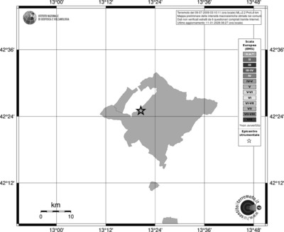 Mappa EMS - territori comuni