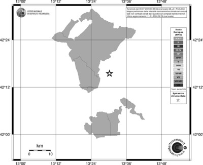 Mappa EMS - territori comuni