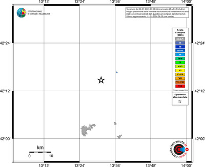 Mappa EMS - territori località