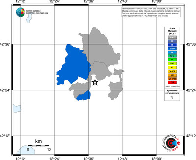 Mappa MCS - territori comuni