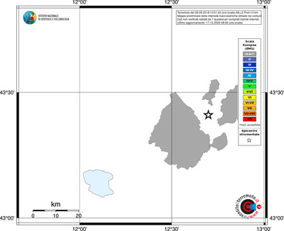 Mappa EMS - territori comuni
