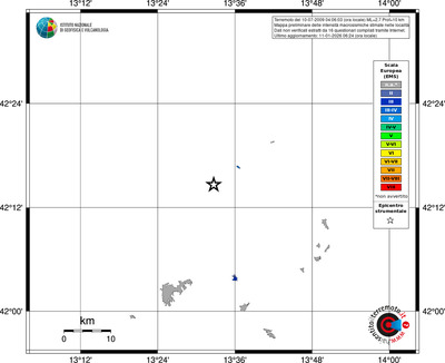 Mappa EMS - territori località