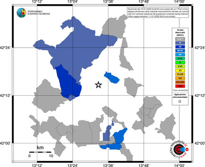 Mappa MCS - territori comuni