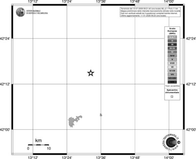 Mappa EMS - territori località