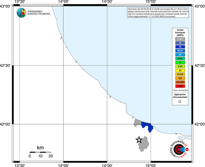Mappa EMS - territori comuni