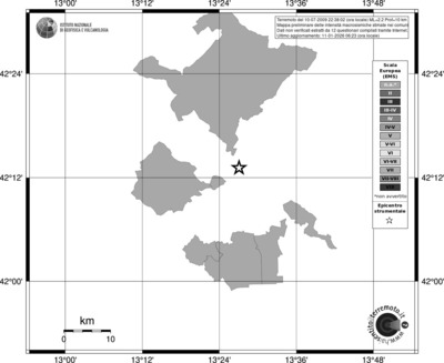 Mappa EMS - territori comuni