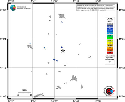 Mappa MCS - territori località
