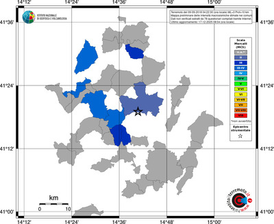 Mappa MCS - territori comuni
