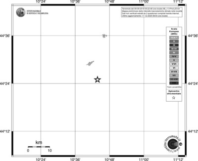 Mappa EMS - territori località