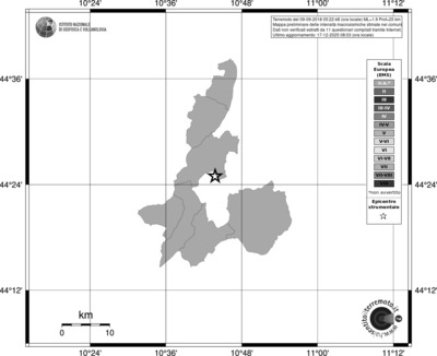 Mappa EMS - territori comuni