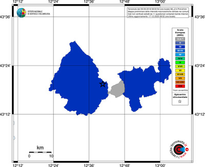 Mappa EMS - territori comuni