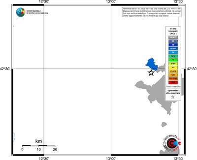 Mappa MCS - territori comuni