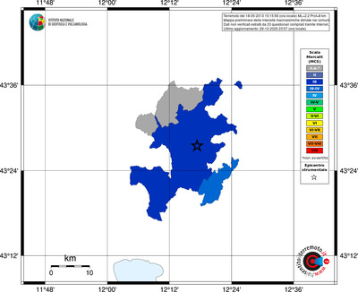 Mappa MCS - territori comuni