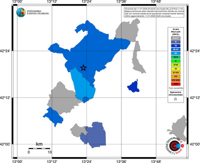 Mappa MCS - territori comuni