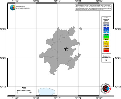 Mappa EMS - territori comuni