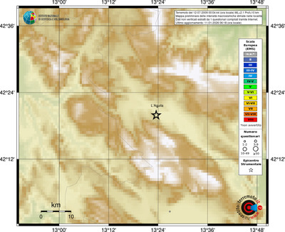 Mappa EMS - località