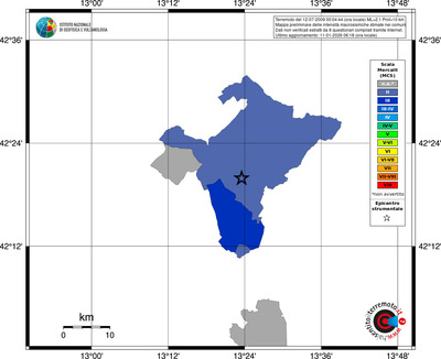 Mappa MCS - territori comuni