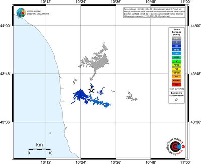 Mappa EMS - territori località