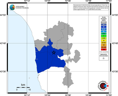 Mappa EMS - territori comuni