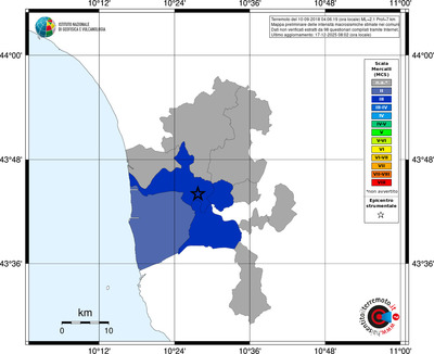Mappa MCS - territori comuni