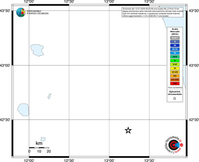 Mappa MCS - territori località