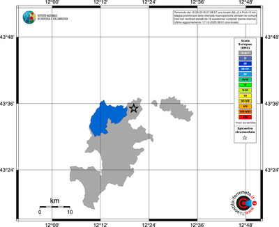 Mappa EMS - territori comuni