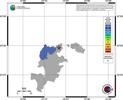 Mappa MCS - territori comuni