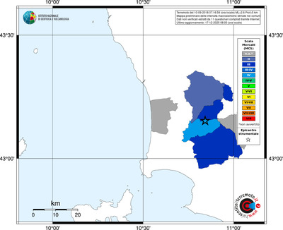 Mappa MCS - territori comuni