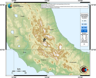 Mappa comuni con almeno 3 questionari