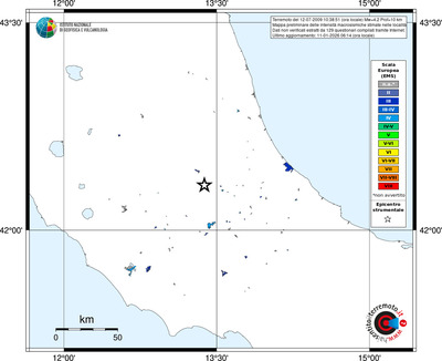 Mappa EMS - territori località