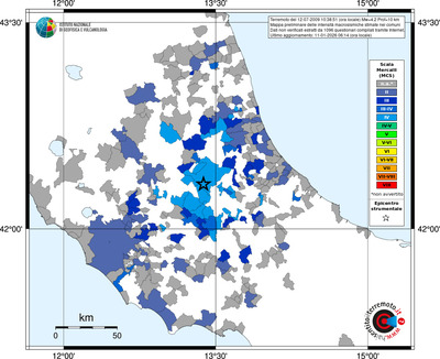 Mappa MCS - territori comuni