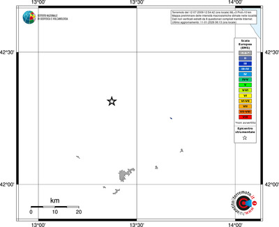 Mappa EMS - territori località