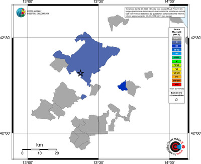 Mappa MCS - territori comuni
